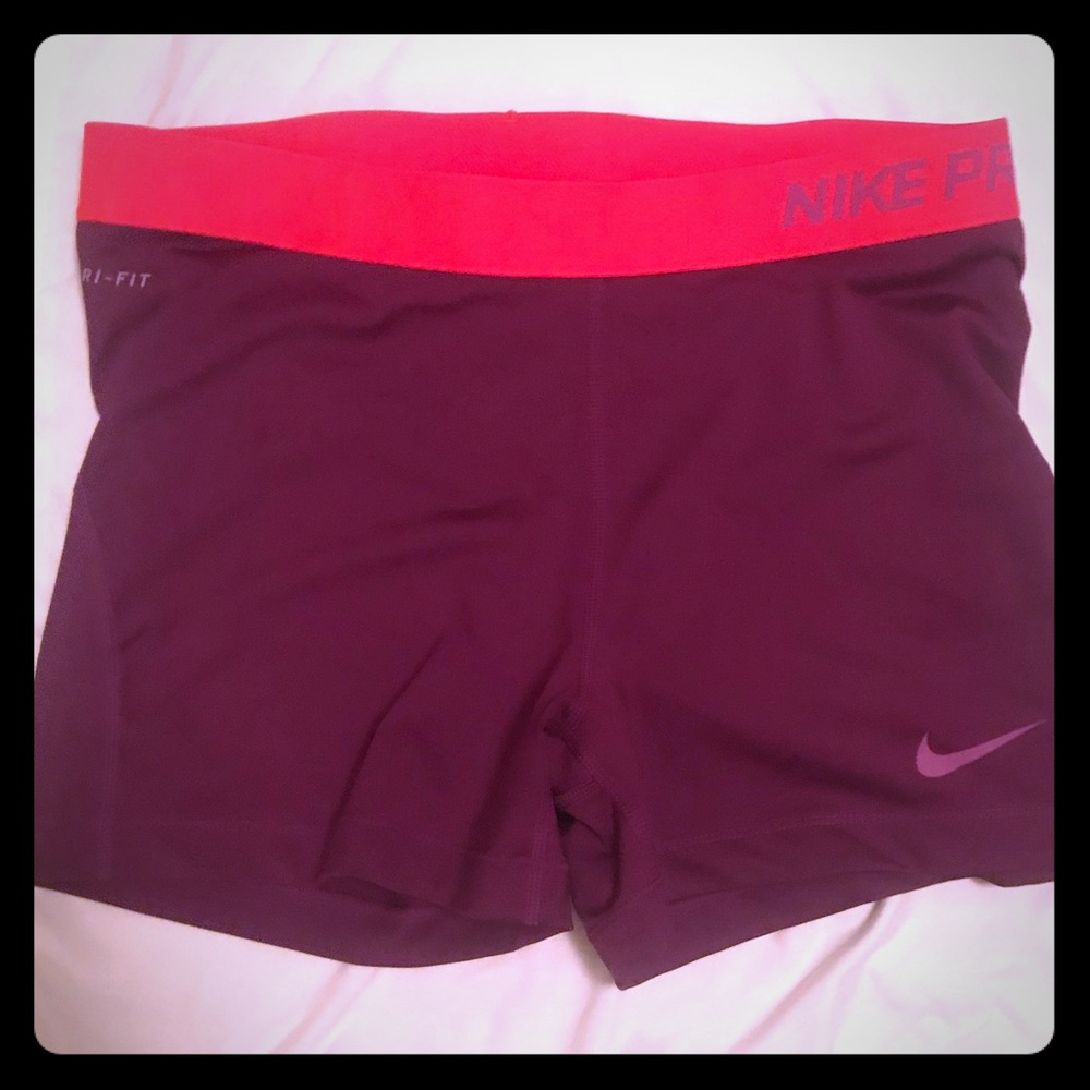 Nike Pro dri-fit training shorts